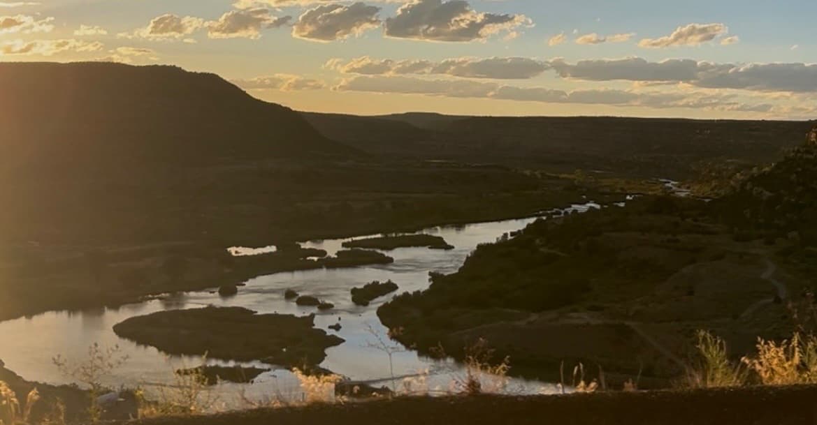 San Juan Has Settled at 365 cfs: Fall Fishing Is On, San Juan below Navajo Dam